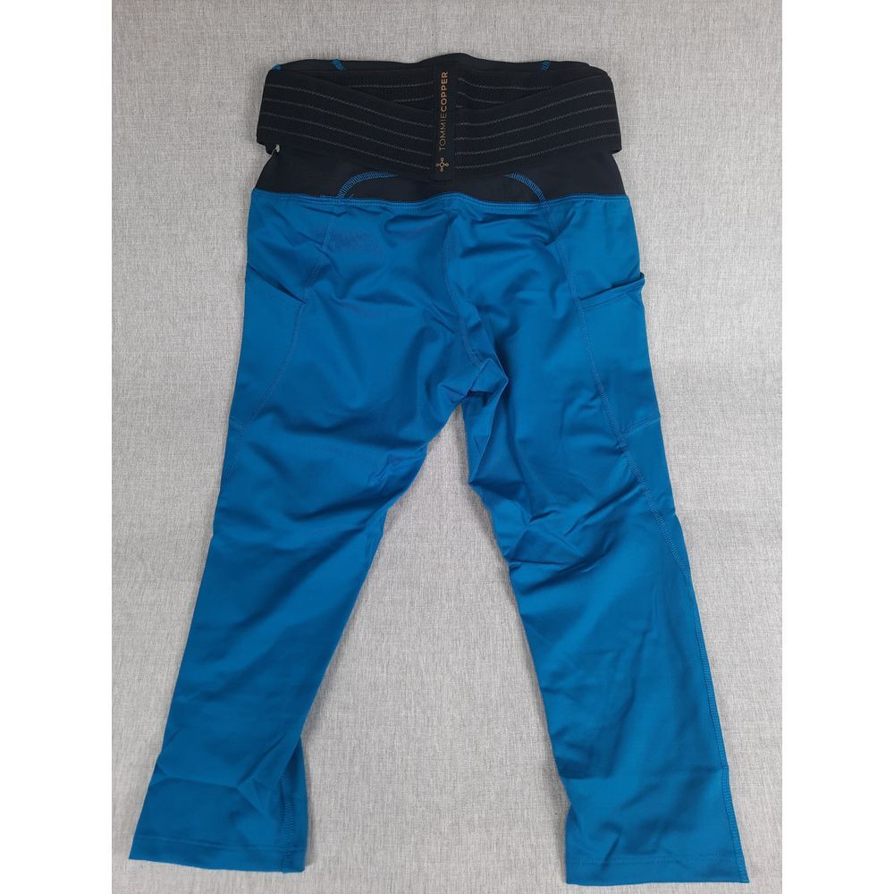 Tommie Copper Women Medium Straps Active Adjustable 2 Pockets Capri ''19 Legging